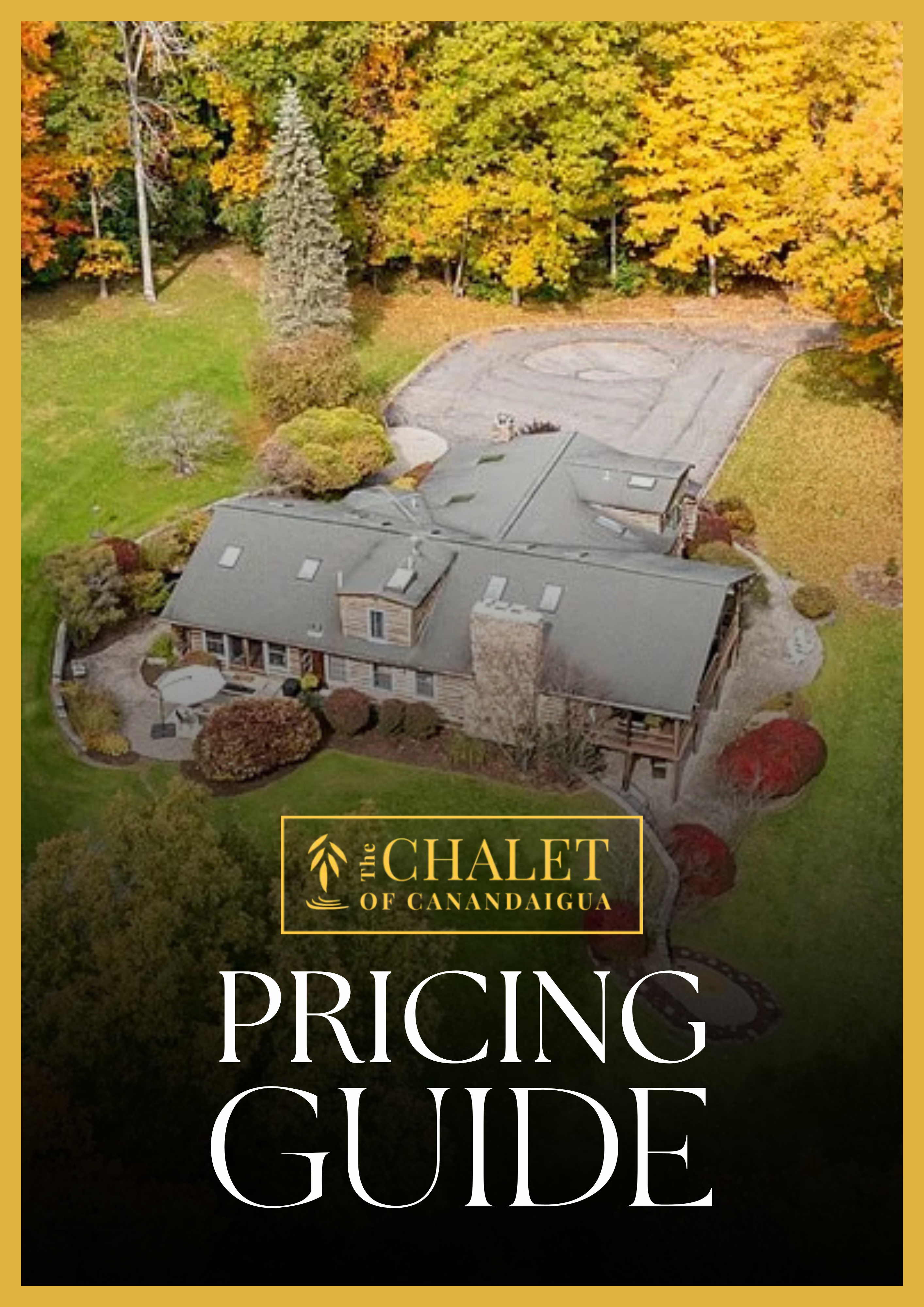 Pricing Guide Cover - Chalet of Canandaigua